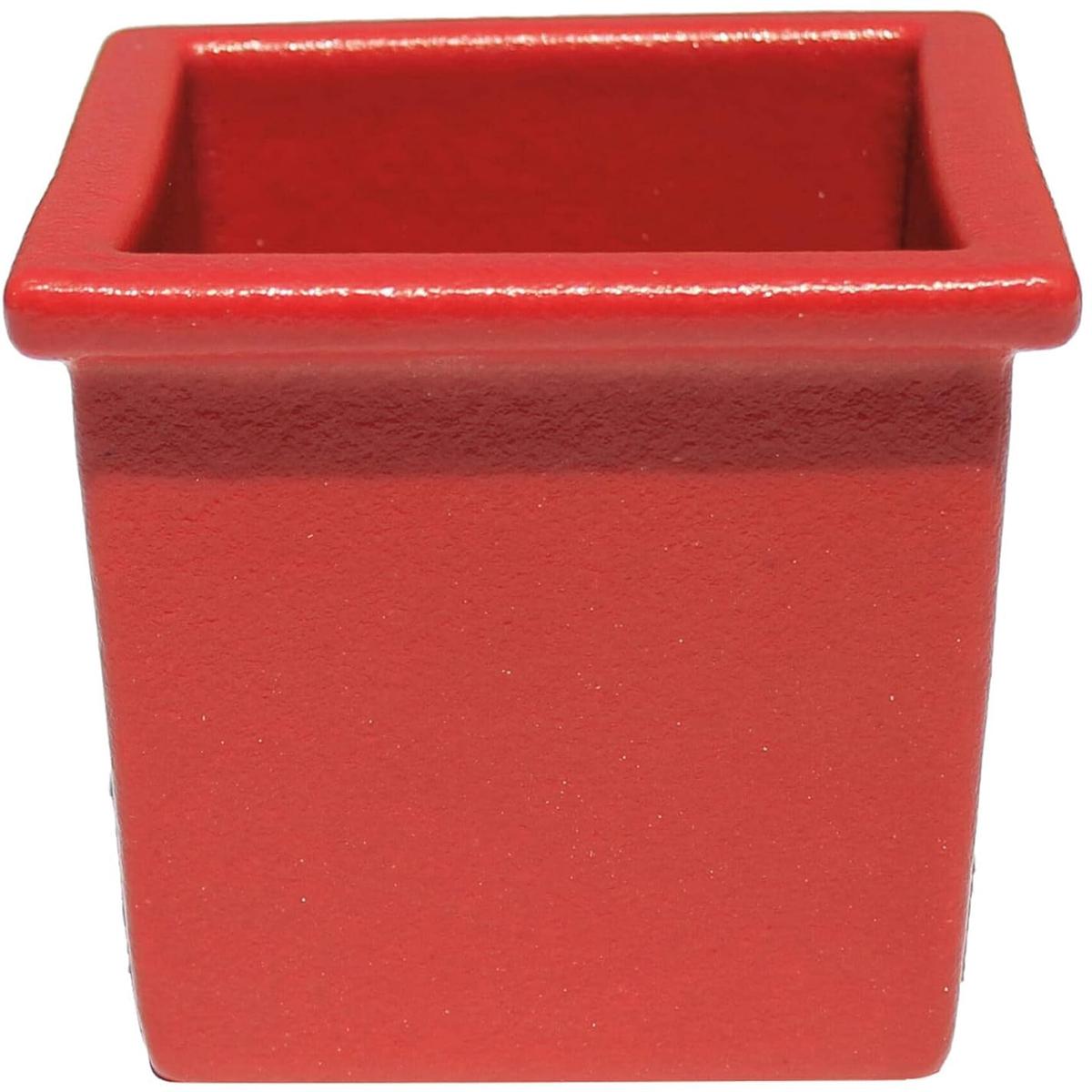 Bugambilia - Classic 23.67 Oz Cranberry Square Salad Bar Bowl With Elegantly Textured - IS012CB